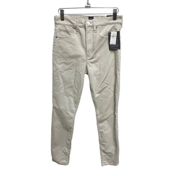 💎 Gap High Rise True Skinny Ankle Jeans Beige - Picture 1 of 7